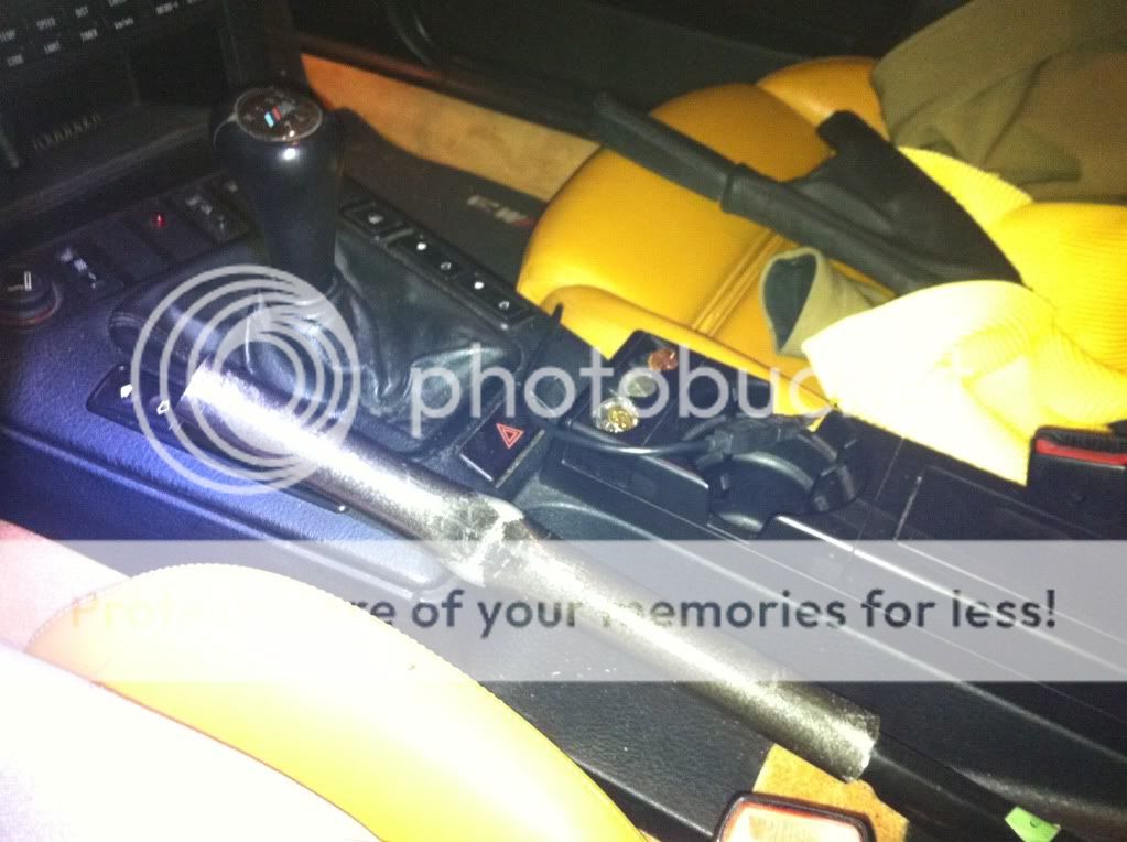 E36 stock ebrake handle extension mod = good or bad idea?