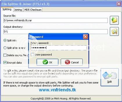 File Splitter and Joiner