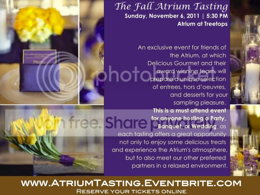 Fall Atrium Tasting